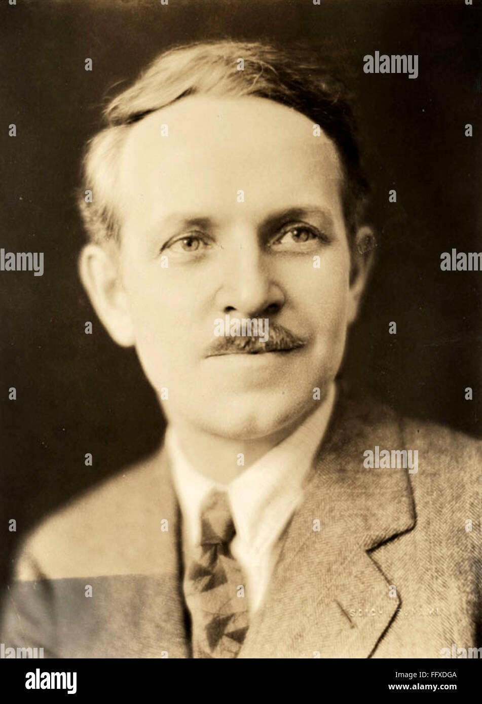 HOLGER CAHILL (1887-1960). /nAmerican (Icelandic-born) art administrator, museum curator, art critic, and writer. Photographed by Soichi Sunami, c1930. Stock Photo
