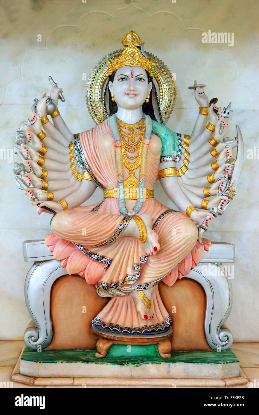 Goddess Maa Param Prakriti  statue Stock Photo