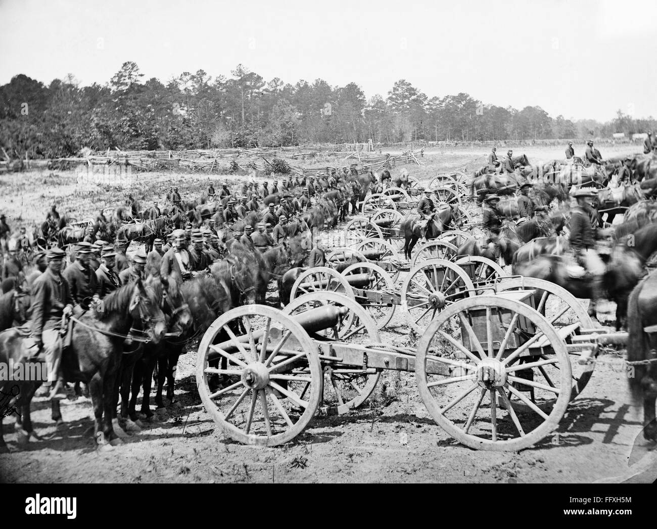 CIVIL WAR UNION ARMY. /nMajor Robertson's Battery of Horse Artillery