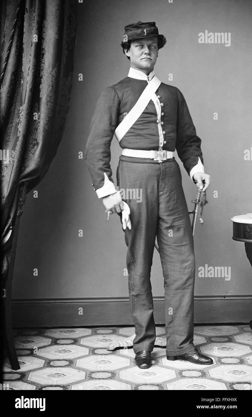CIVIL WAR UNION SOLDIER. /nA Union Army Captain, c1863 Stock Photo Alamy