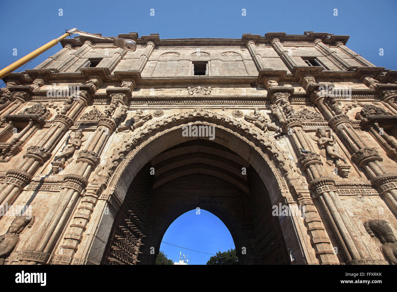 Khambhalia Gate in Jamnagar Gujarat India Stock Photo