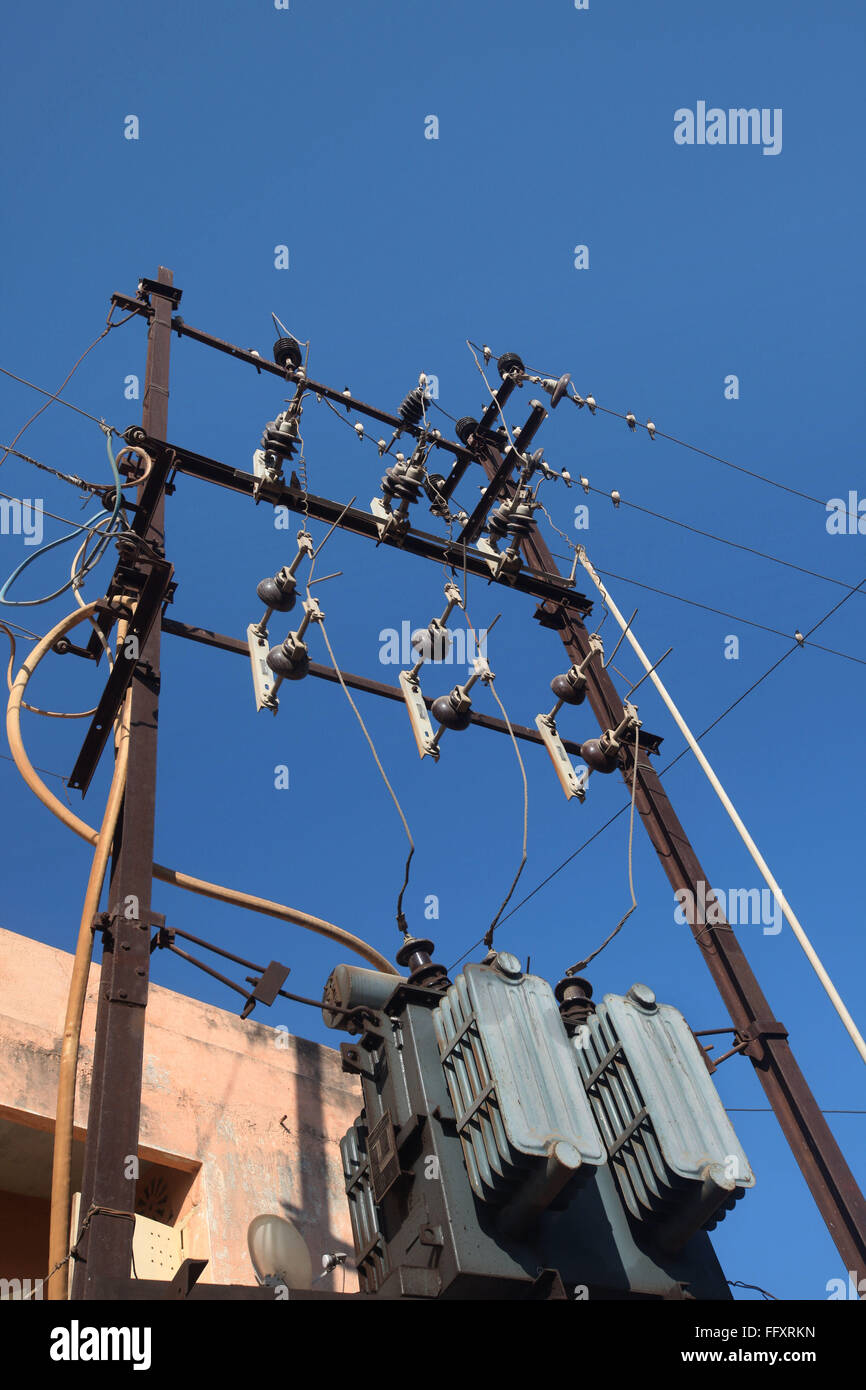 India electric transmission lines hires stock photography and images
