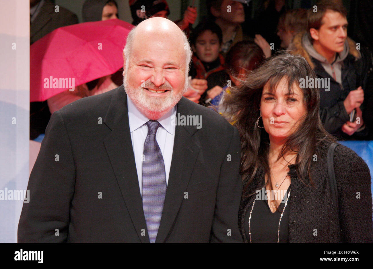 Rob Reiner mit Begleitung - Deutschlandpremiere des Spielfilms 'Das Beste kommt zum Schluss', Cinemaxx am Potsdamer Platz, 21. J Stock Photo