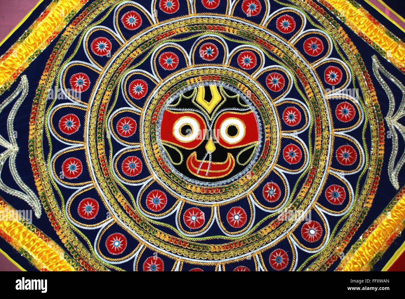 Applique work of Orissa , India Stock Photo Alamy