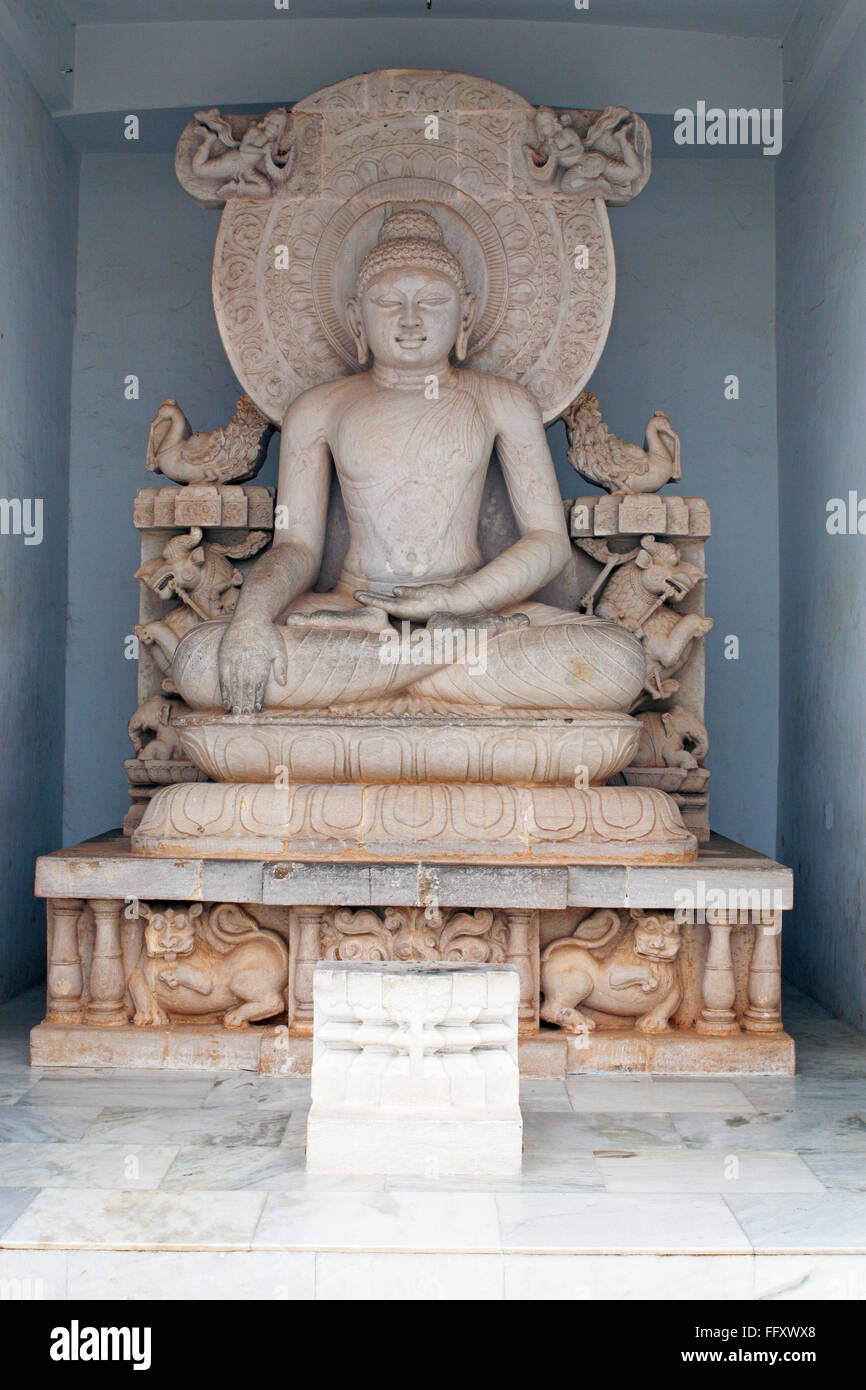 God Buddha statue , Dhauli stone carving near Bhubaneswar , Orissa