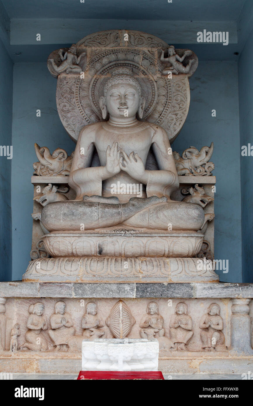 God Buddha statue , Dhauli stone carving near Bhubaneswar , Orissa