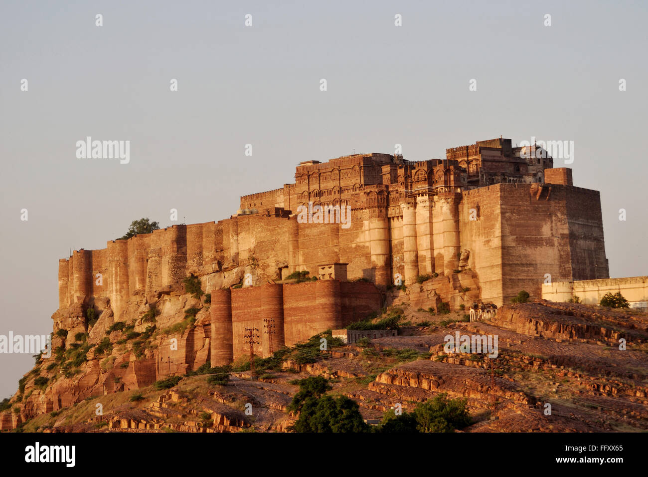 Mehrangarh fort, Jodhpur, Rajasthan, India, Asia Stock Photo