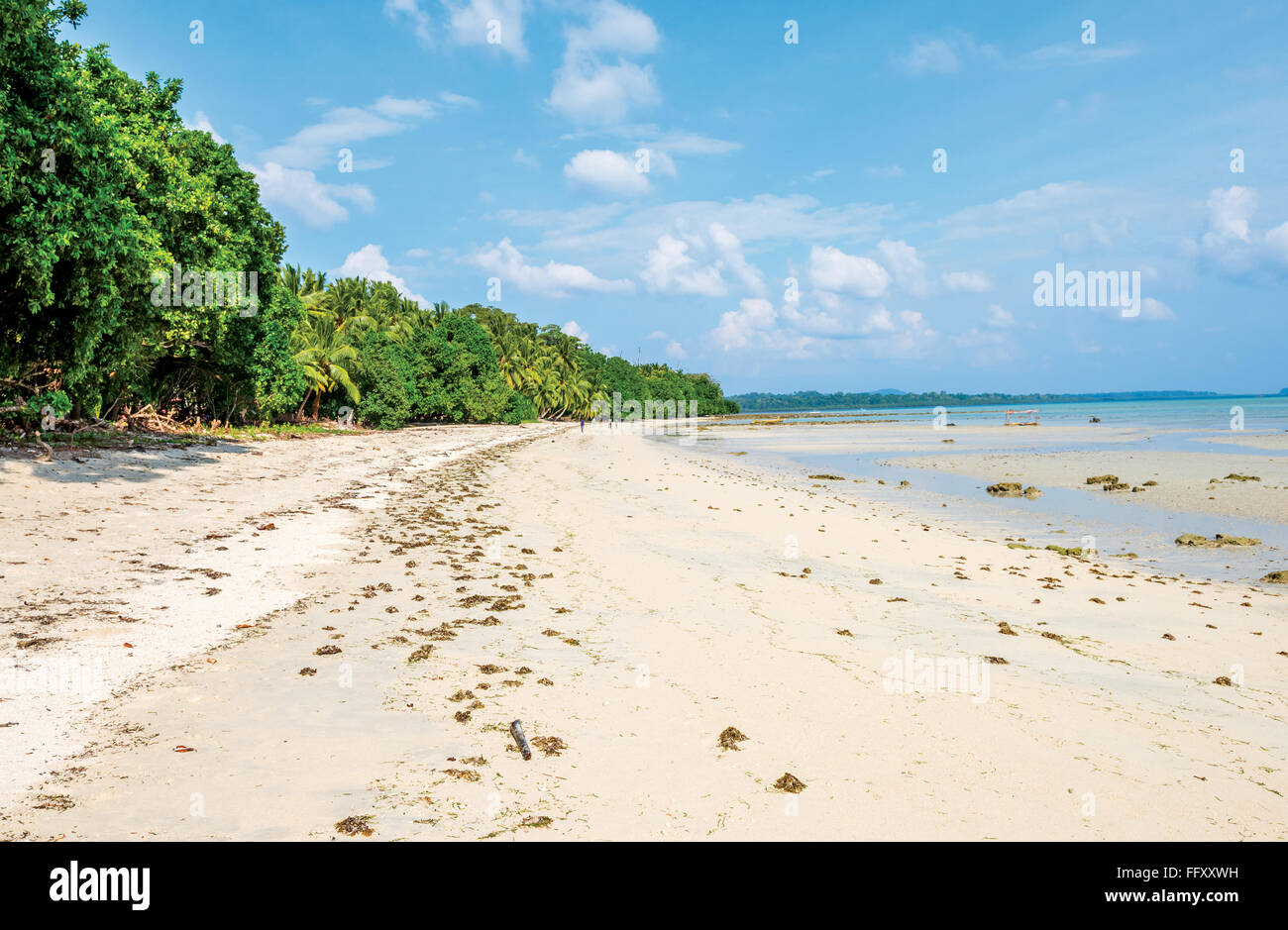 Vijay Nagar beach at Havelock Island, Andaman, India Stock Photo