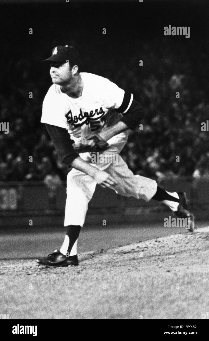 DON DRYSDALE (19361993). /nAmerican baseball pitcher. Extending his