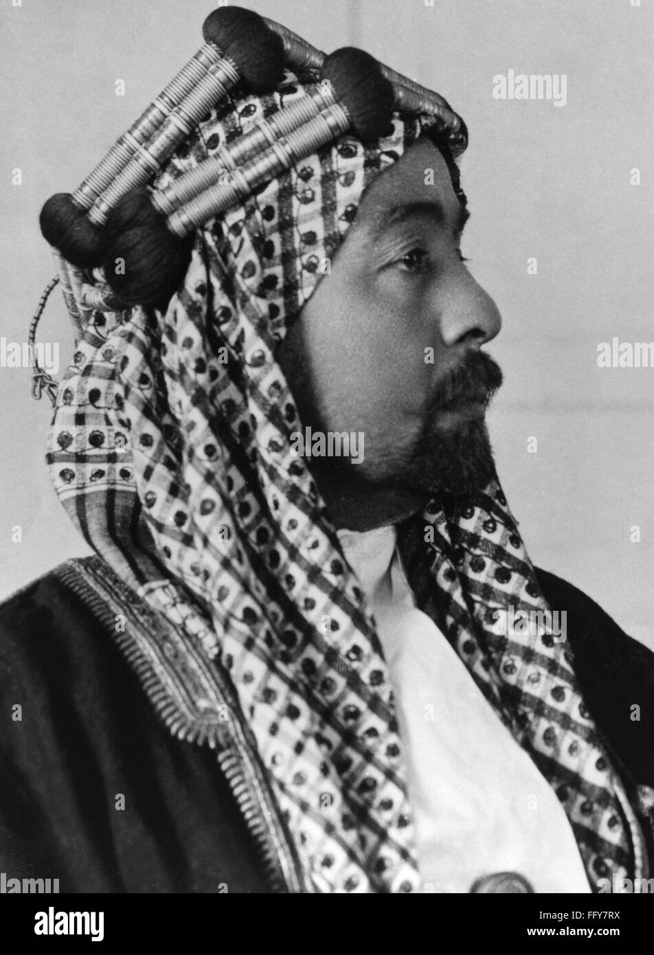 ABDULLAH I (1882-1951). /nArab nationalist and king of Jordan ...