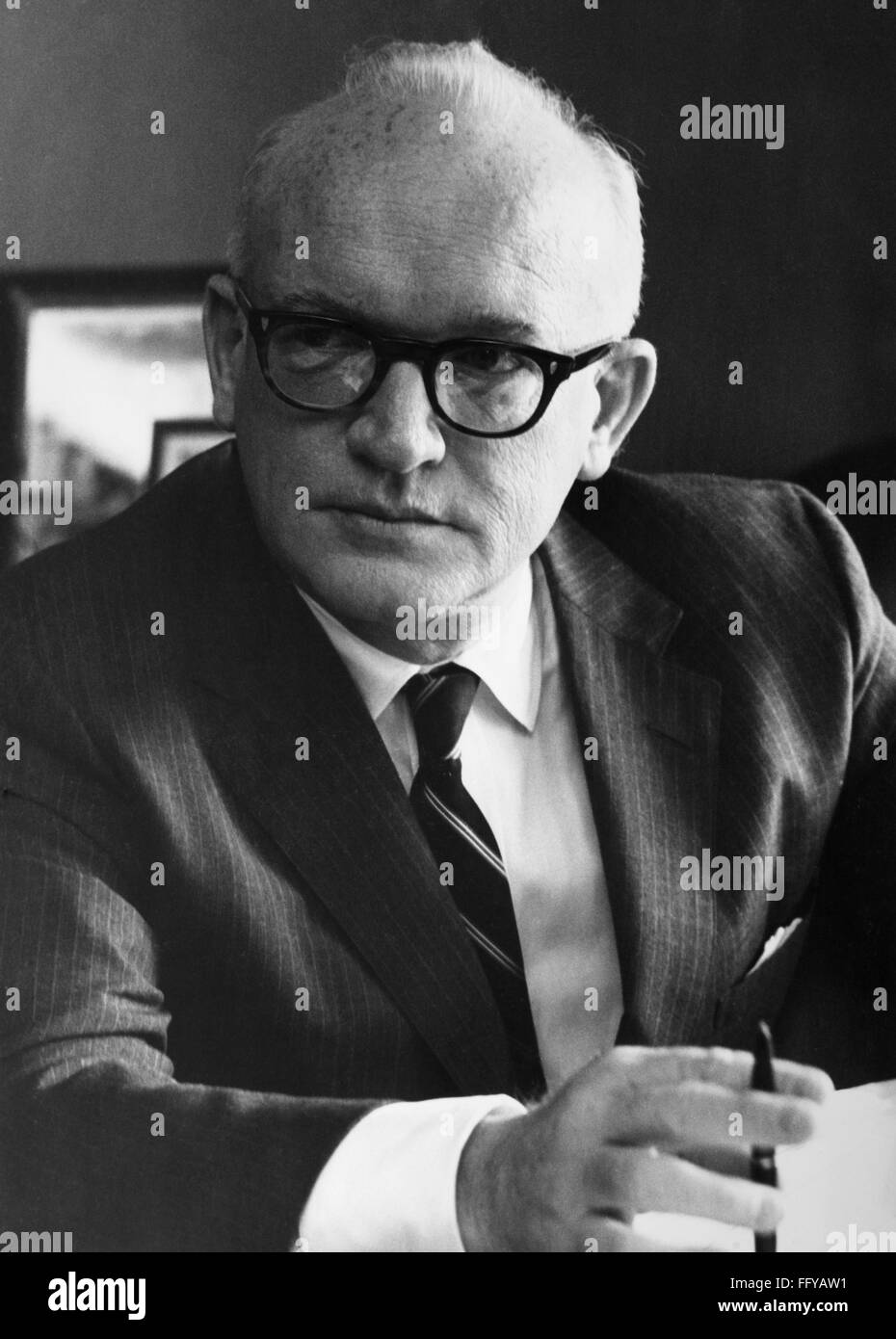 JAMES DONOVAN (1916-1970). /nJames Britt Donovan. American attorney.  Photographed in his office in New York City, 1967 Stock Photo - Alamy