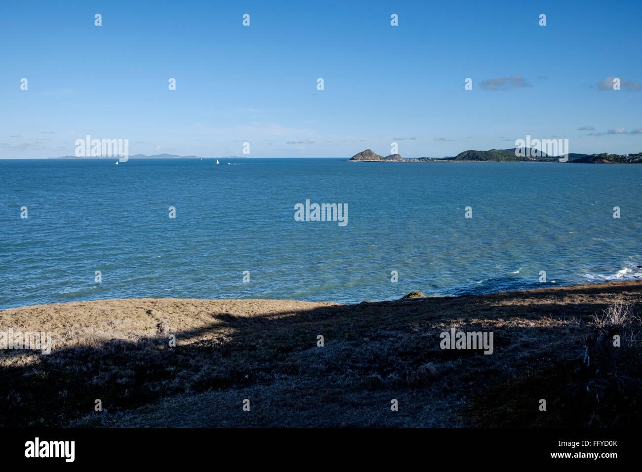 Views from Wreck Point, Yeppoon Stock Photo