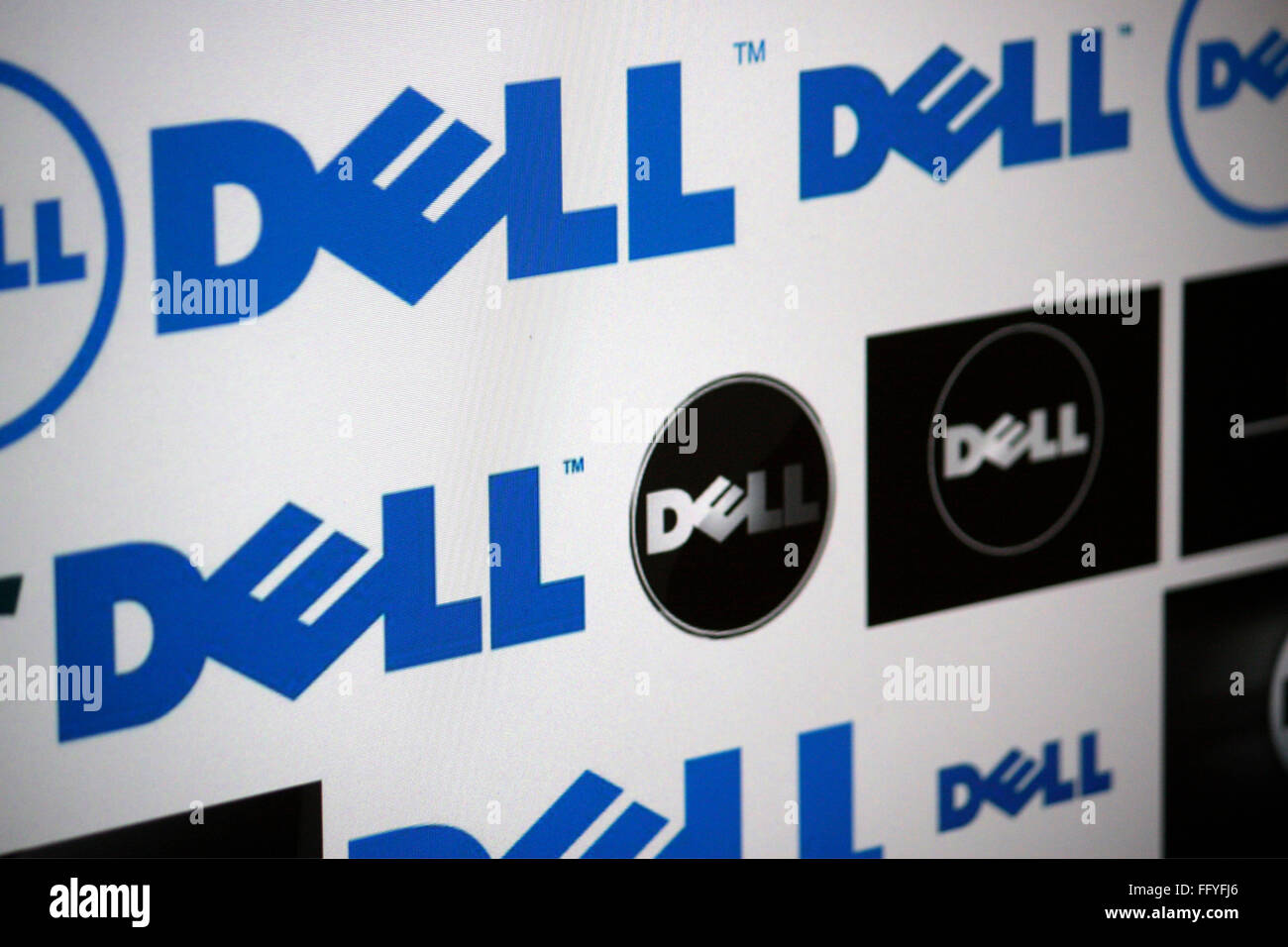 Markenname: 'Dell'. Stock Photo