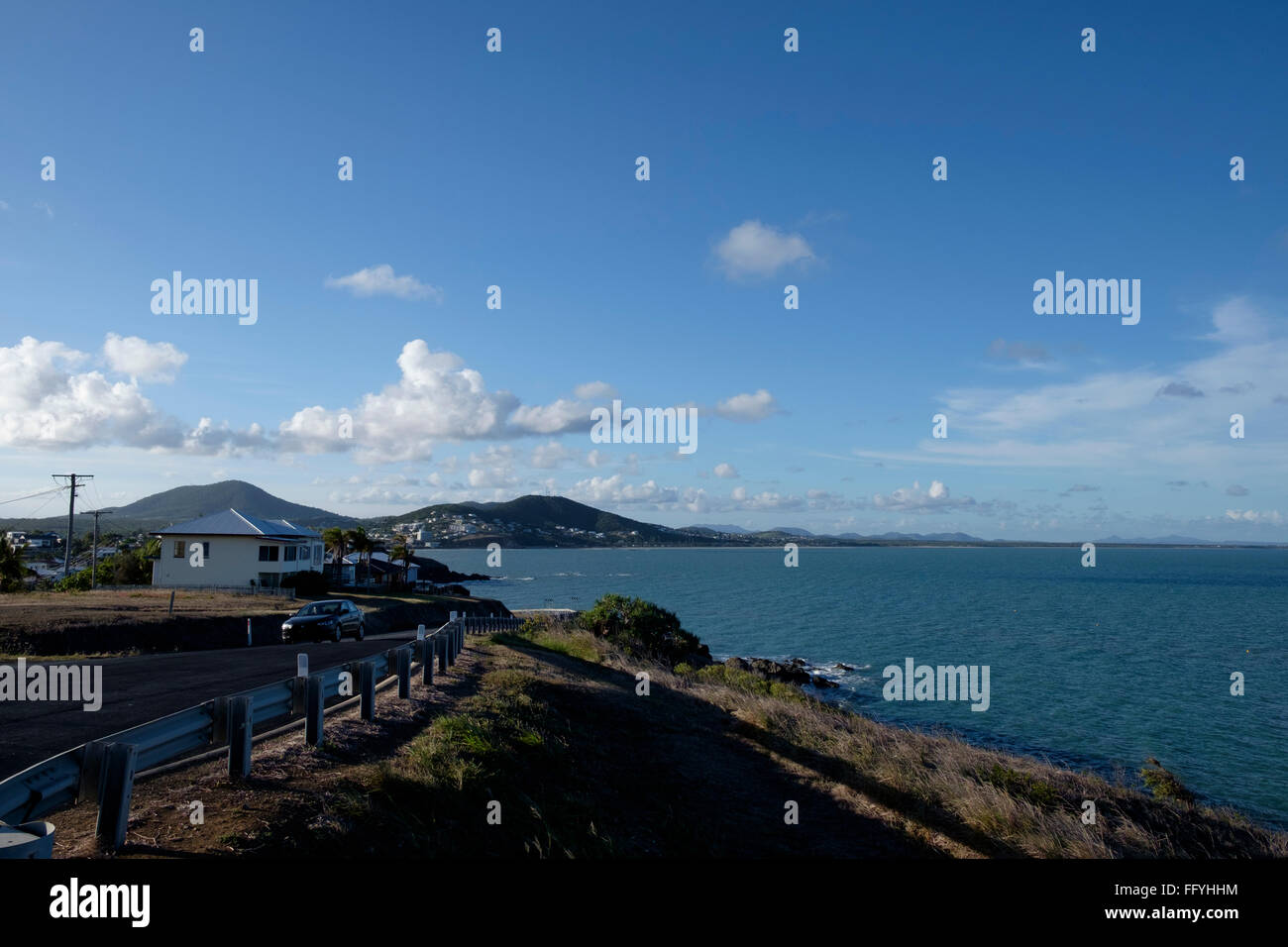 Views from Wreck Point, Yeppoon Stock Photo