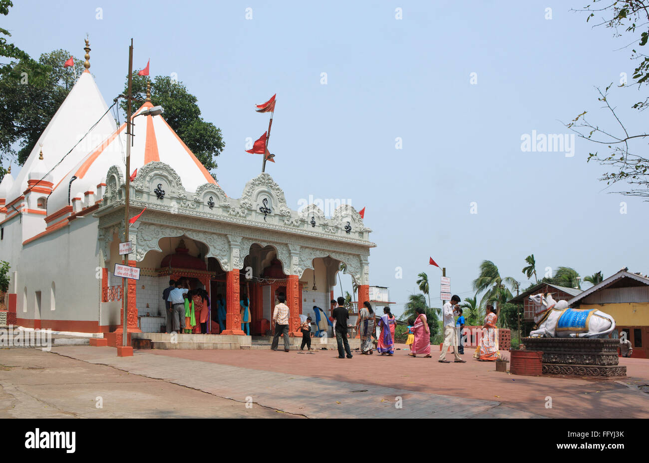 Mahabhairav shiva temple tezpur Assam India Stock Photo