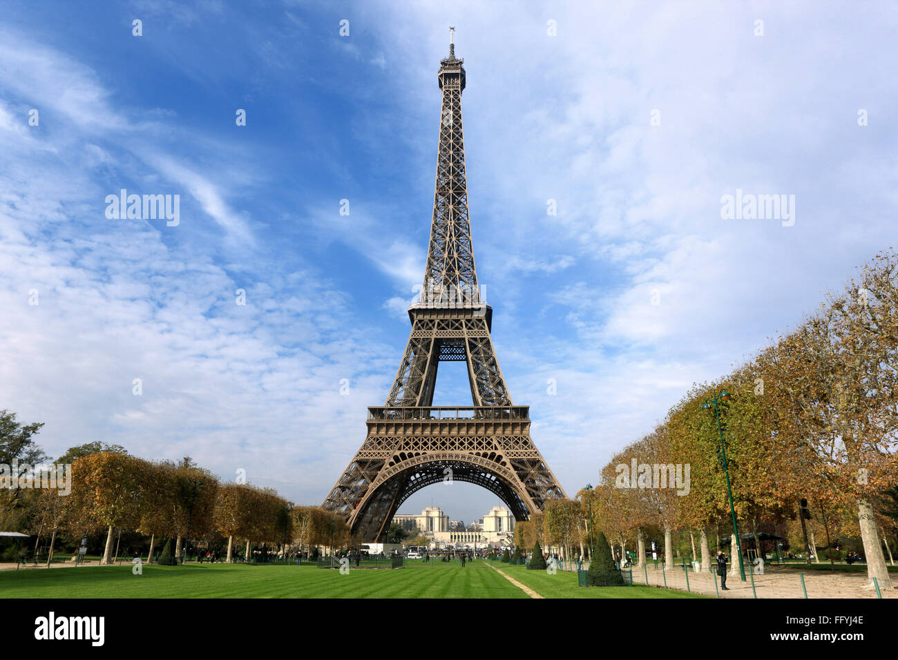 eiffel tower paris france Stock Photo