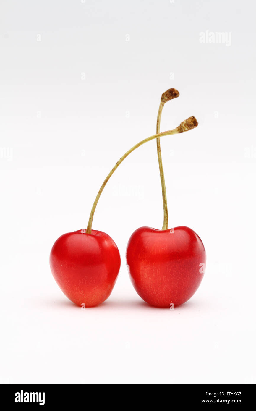 Cherries Fruits India Stock Photo Alamy