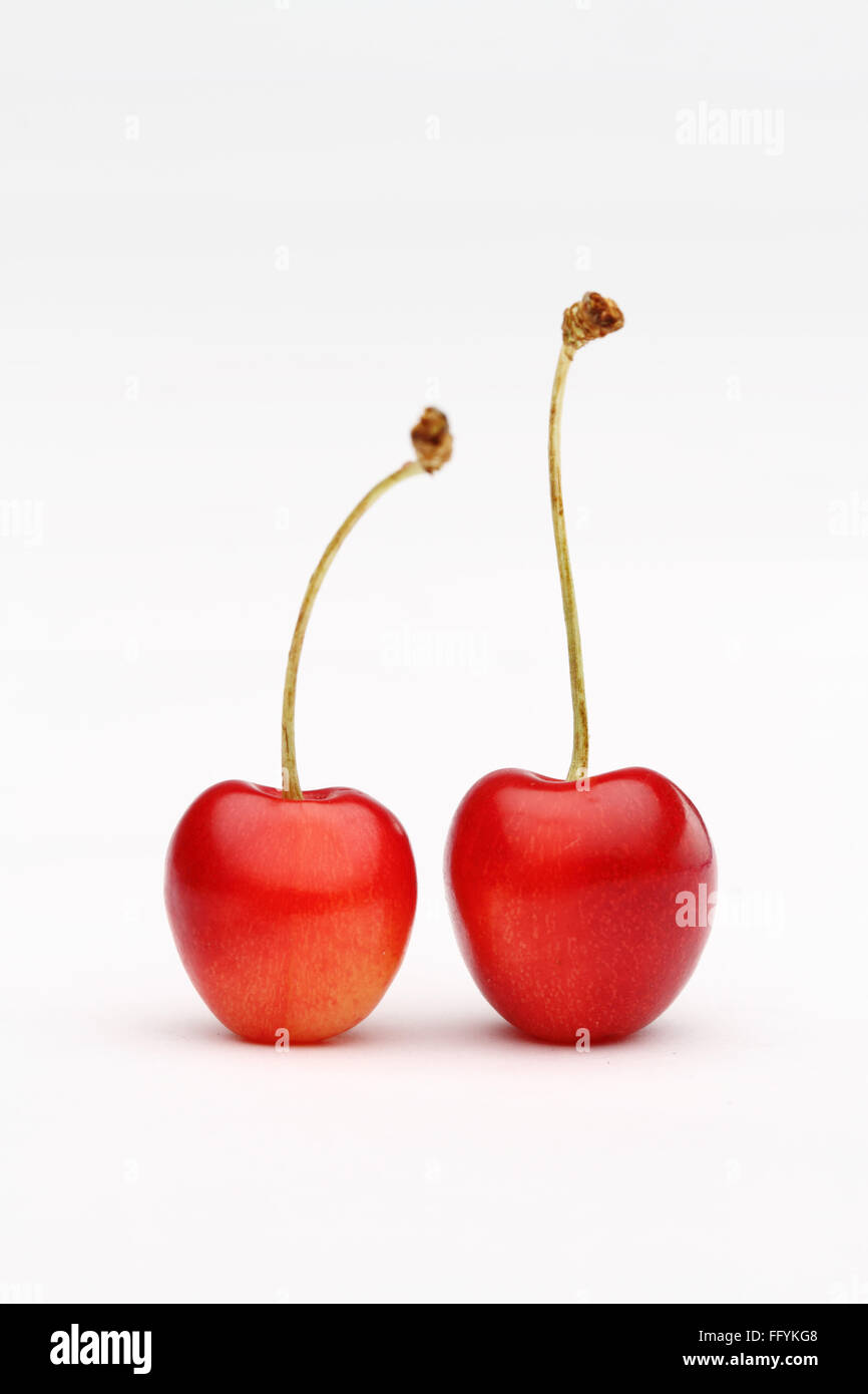 Cherries Fruits India Stock Photo Alamy