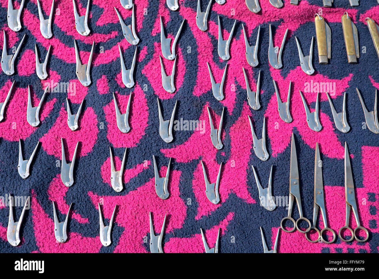 Scissors Betel Nut Crackers And Knives For Sale In Village Cottage
