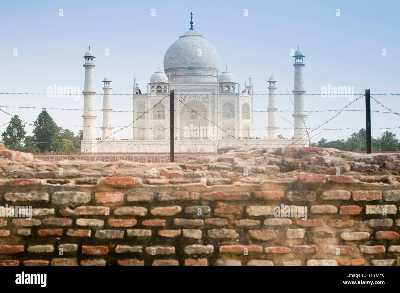 Taj Mahal seven wonder of the world , Agra , Uttar Pradesh , India Stock Photo