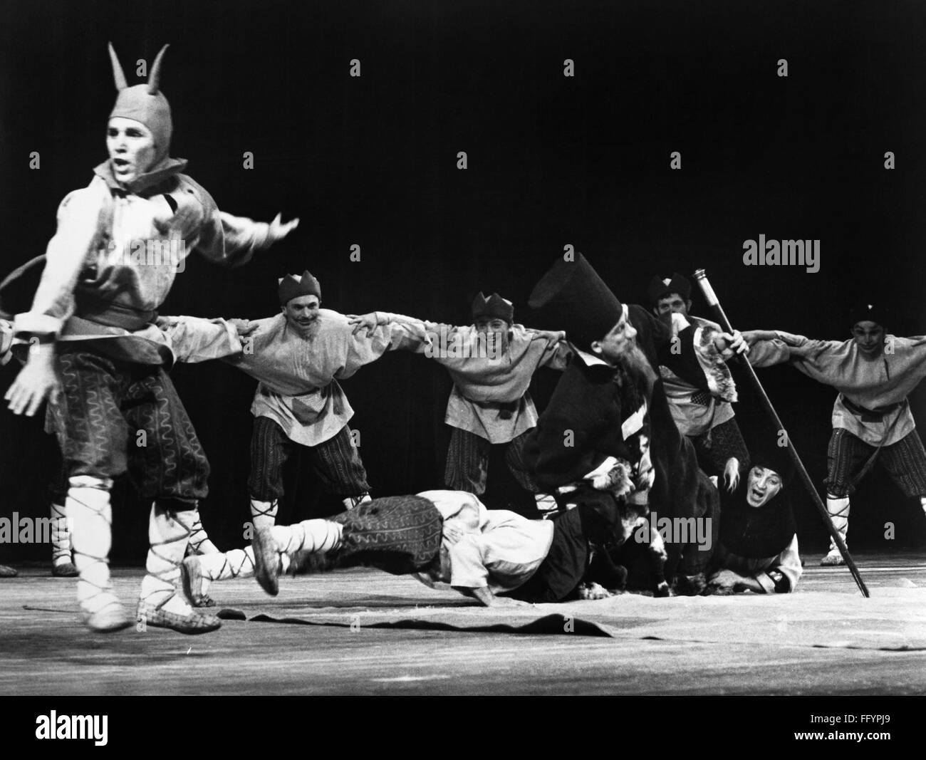 RUSSIAN FOLK DANCE, c1970. /nA production of 'Dance of the Buffoons