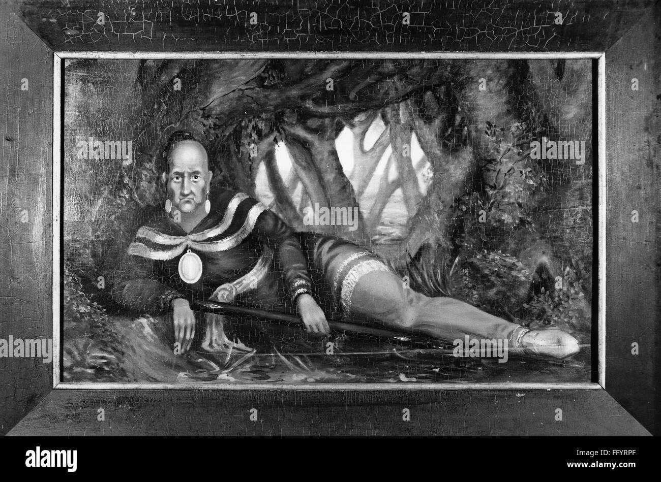 RED JACKET (1756?1830). /nSeneca Native American chief. Oil on board