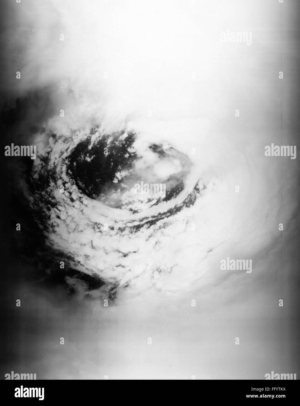 HURRICANE BETSY, 1965. /nHurricane Betsy over the Atlantic Ocean