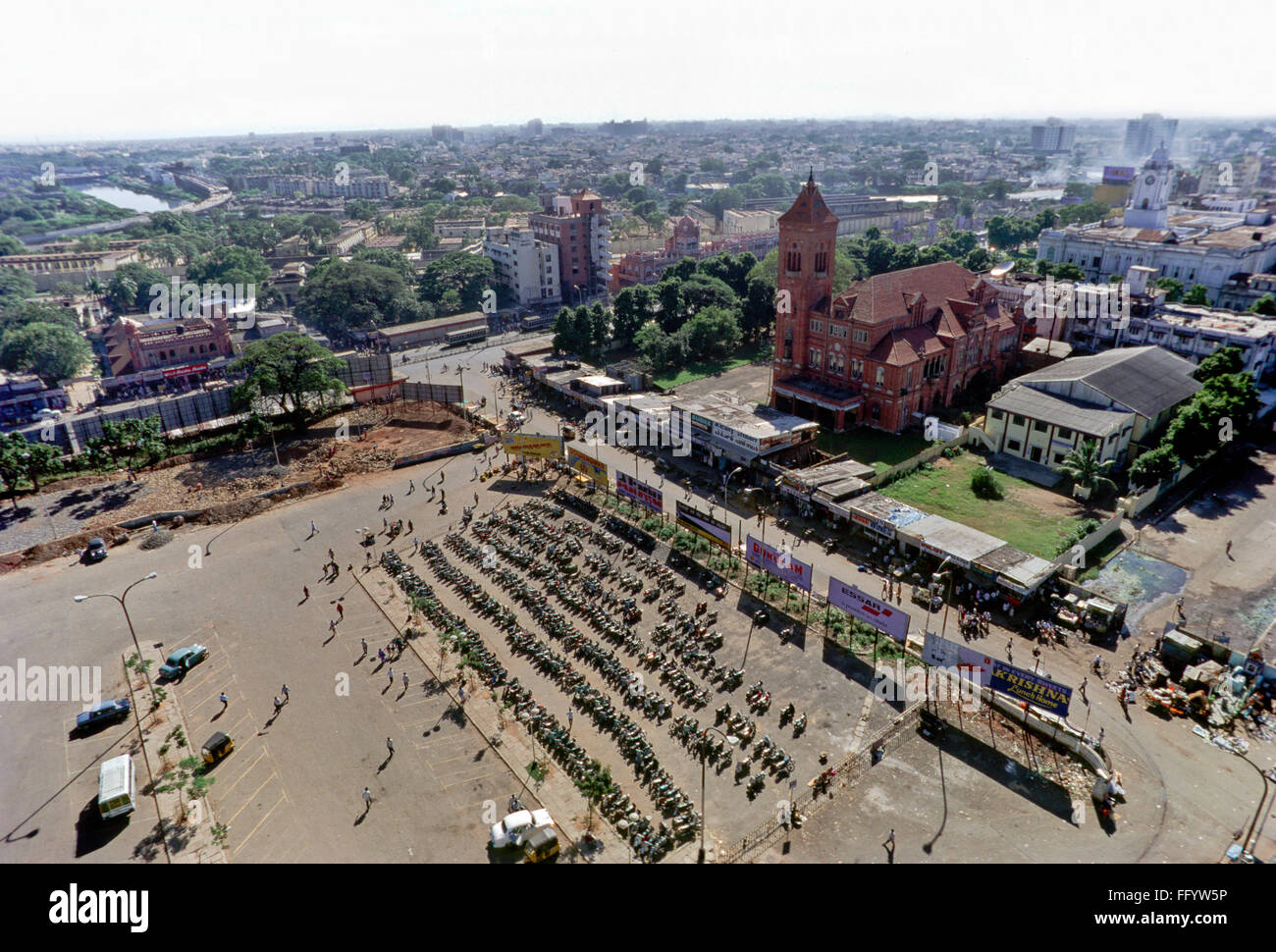 Aerial of Madras Chennai ; Tamil Nadu ; India Stock Photo