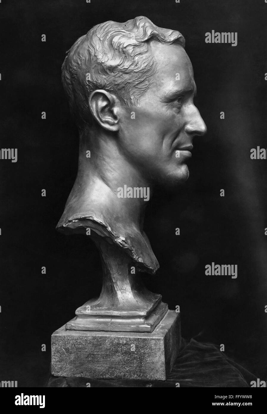 LONGMAN PORTRAIT BUST. /nPortrait bust of James Howard Kidd, by Evelyn