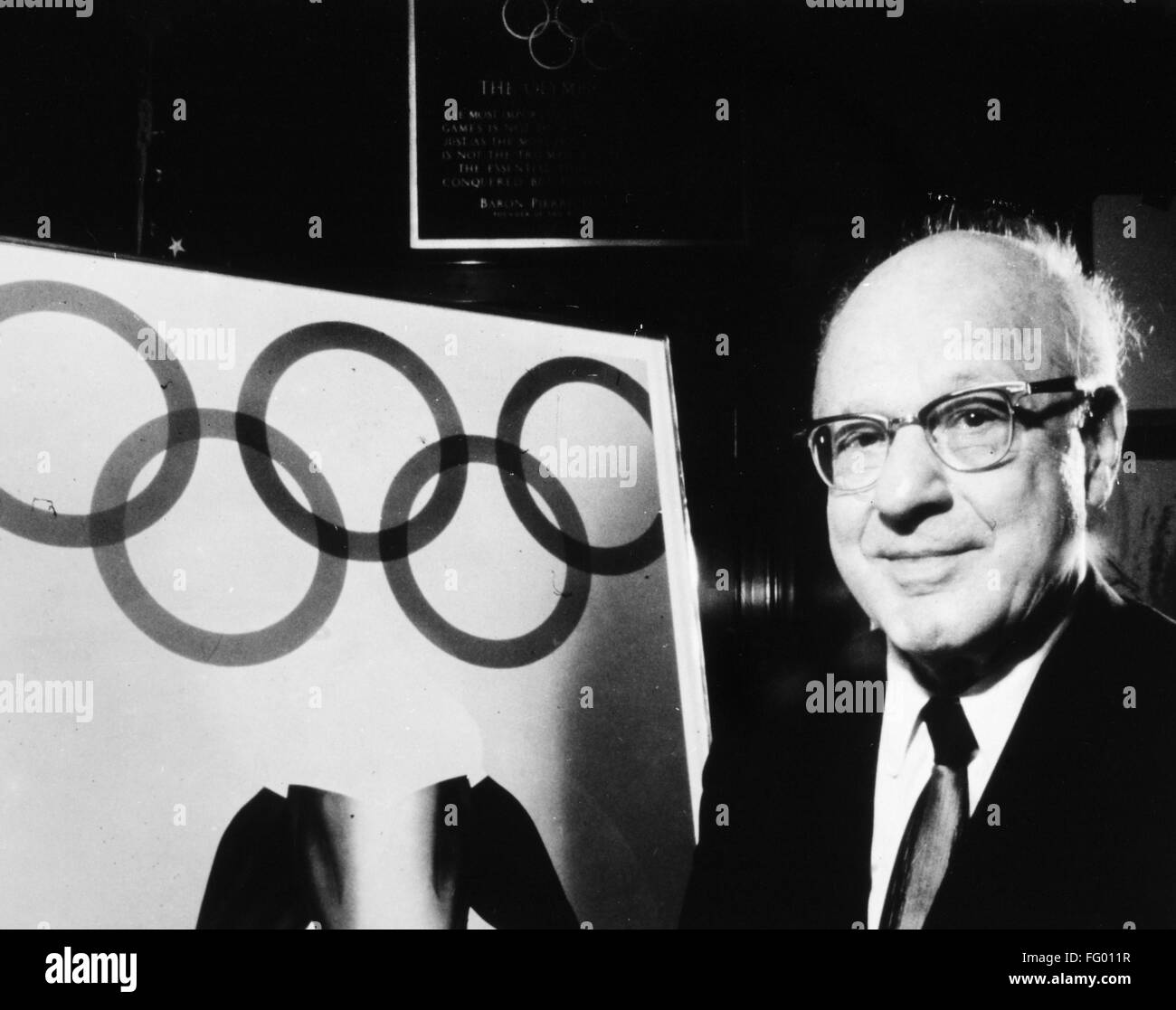 AVERY BRUNDAGE (1887-1975). /nAmerican sports official and president of