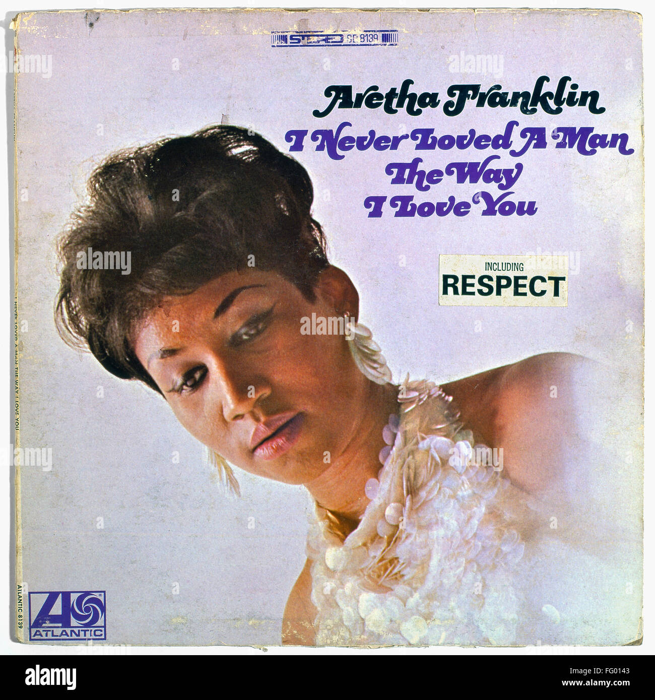 ARETHA FRANKLIN ALBUM, 1967. /nCover for the debut album 'I Never Loved