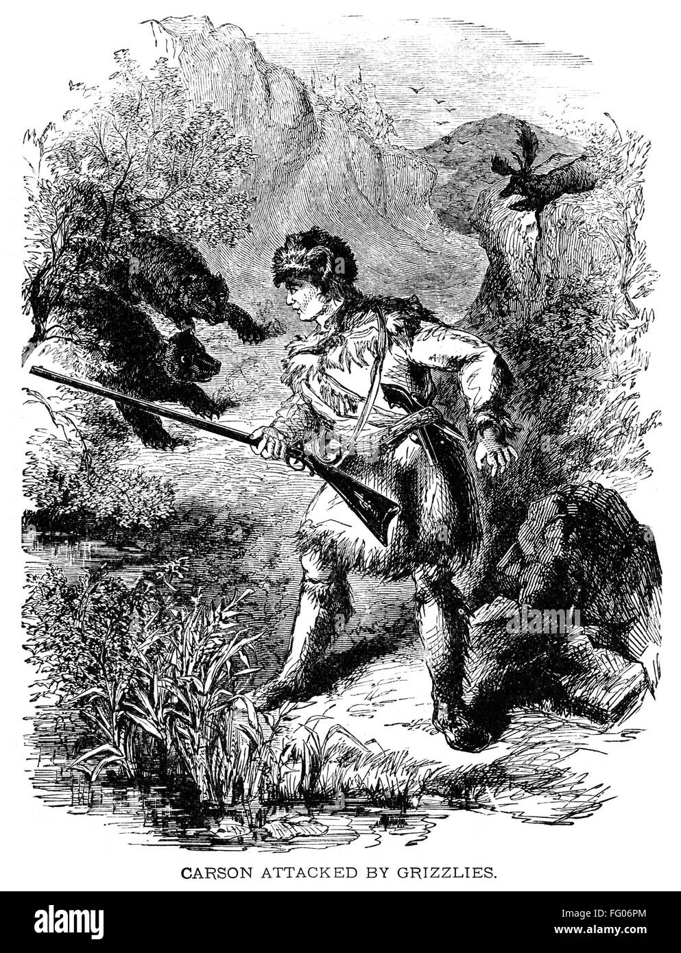 CHRISTOPHER CARSON/n(18091868). Known as Kit. American frontiersman