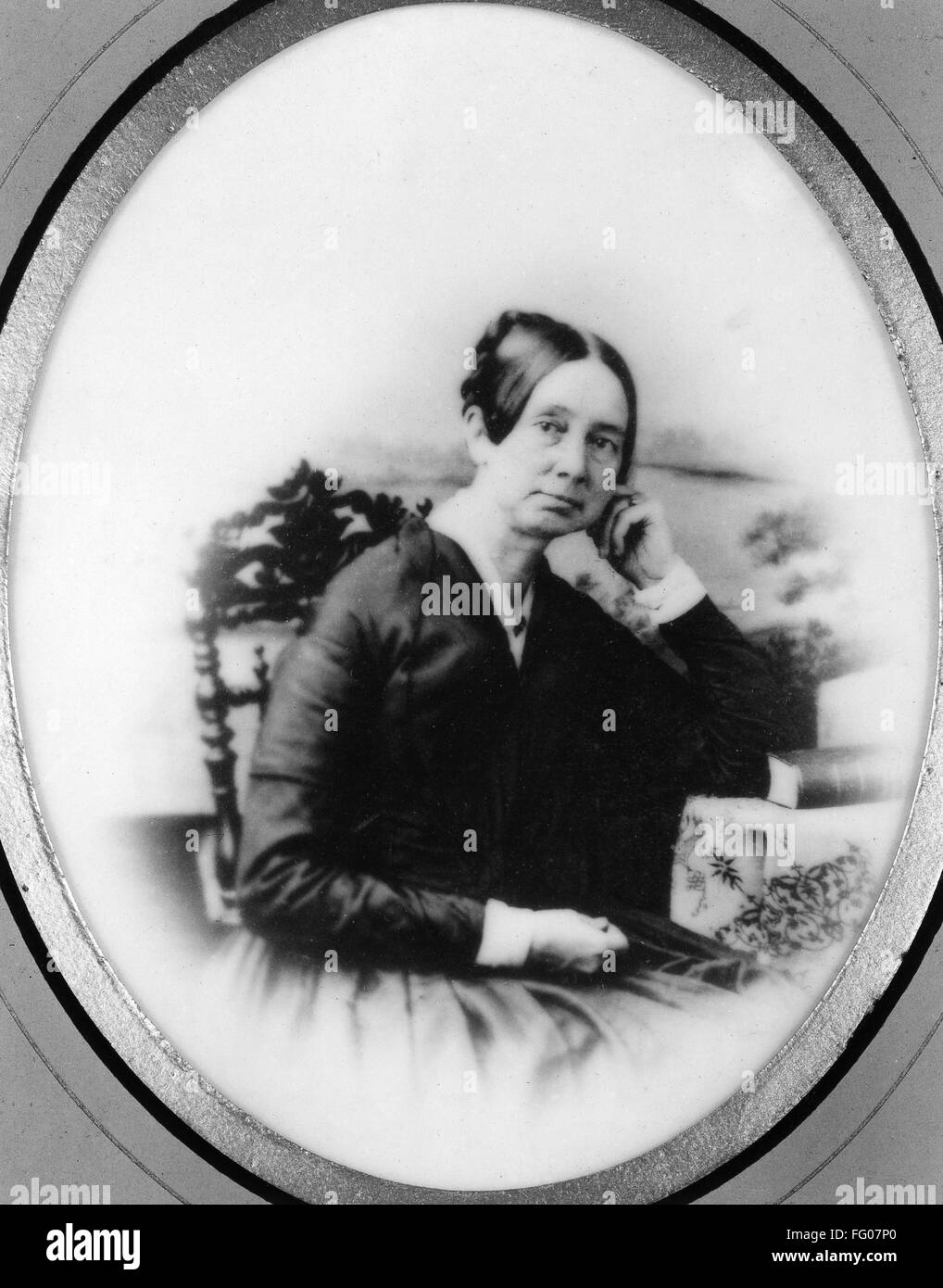 DOROTHEA DIX (1802-1887)./nAmerican philanthropist and reformer. Photograph, c1855. Stock Photo