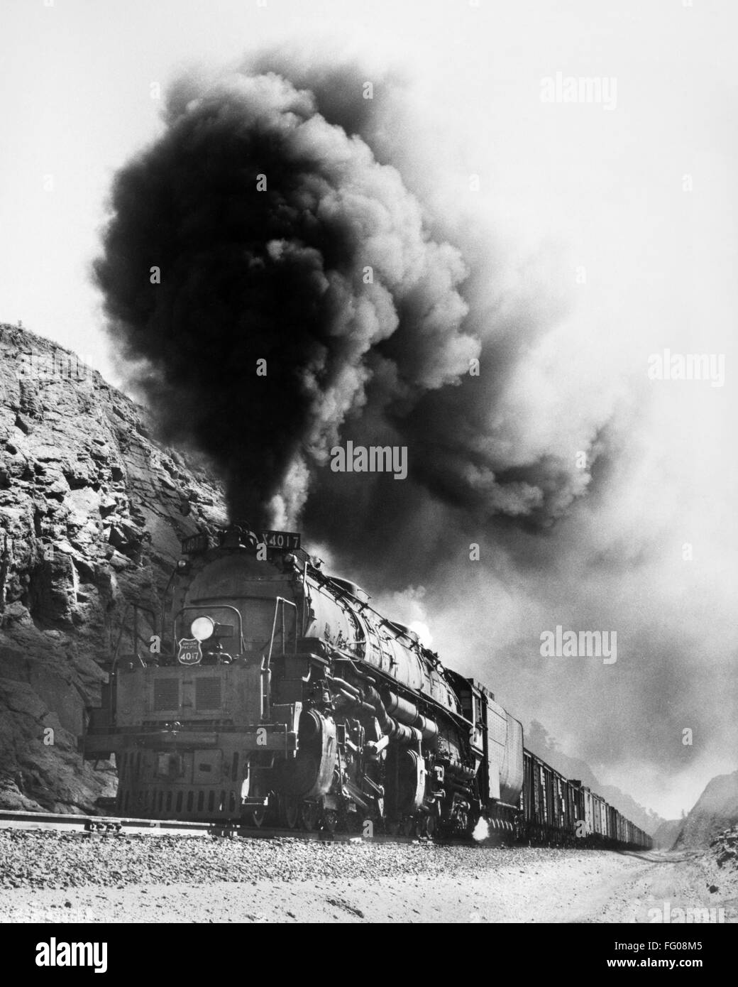 LOCOMOTIVE: 'BIG BOY.' /nA Big Boy locomotive of the Union Pacific ...