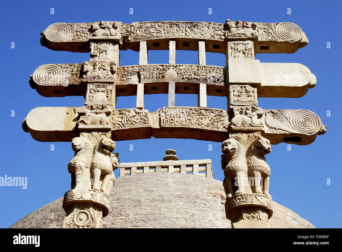 Great stupa no 1 oldest stone structure of Buddhist architectural forms