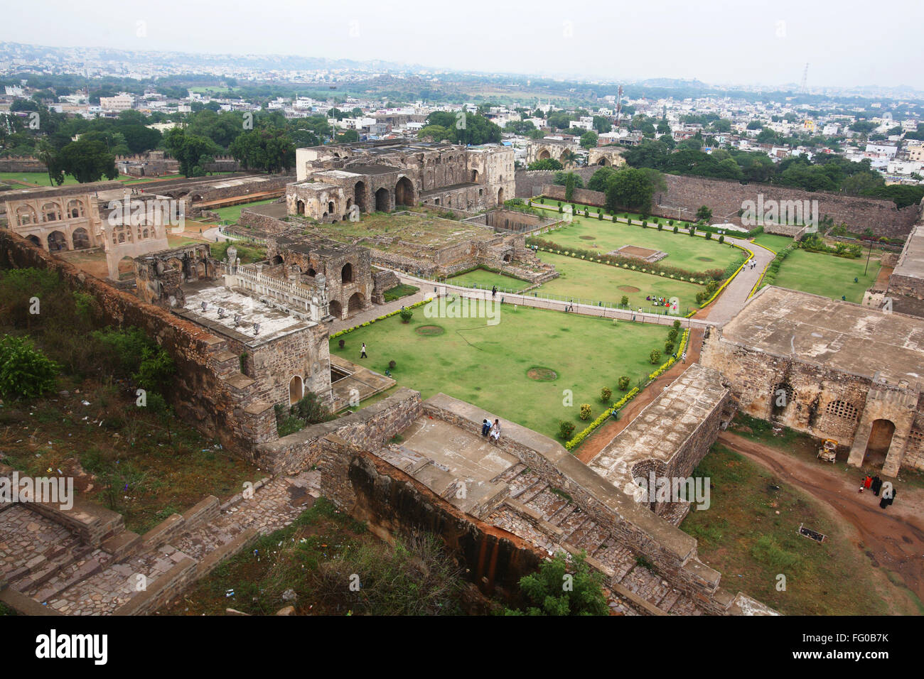 Golconda fort Hyderabad Andhra Pradesh India Asia Stock Photo Alamy