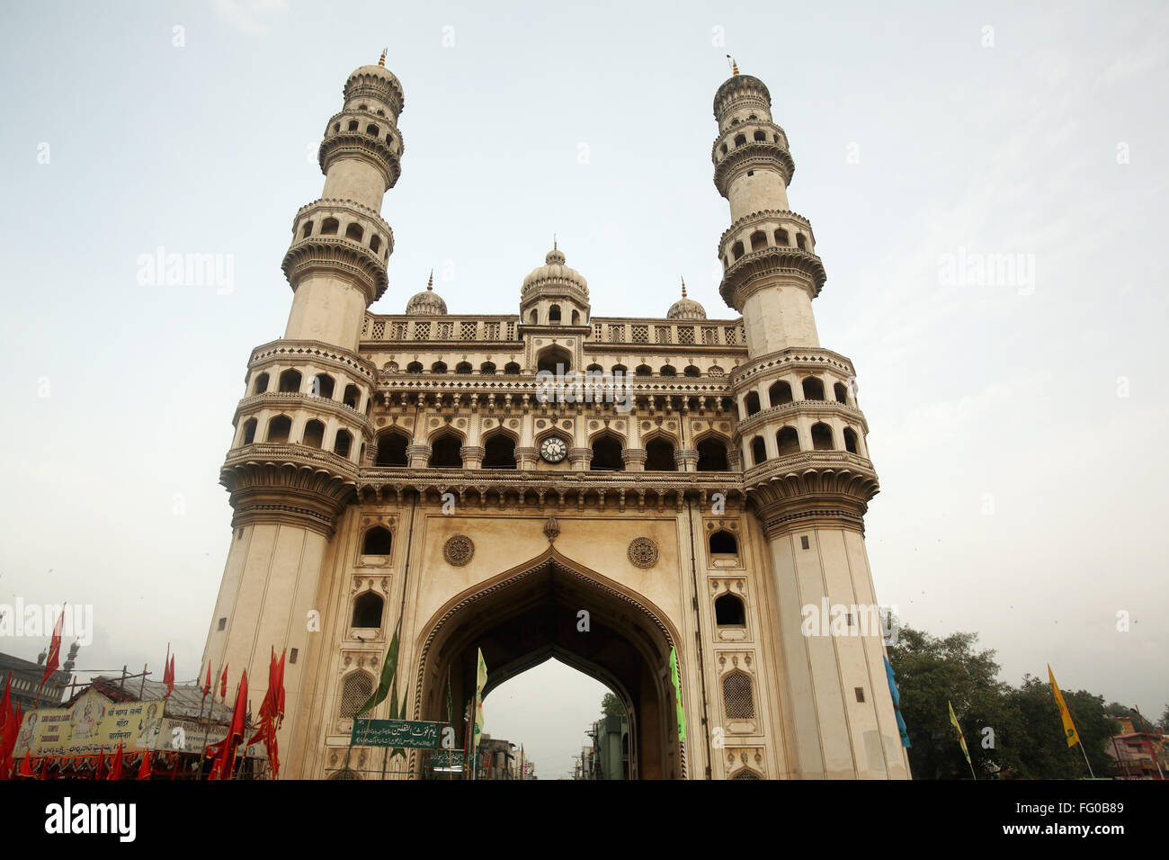 Charminar Hyderabad Andhra Pradesh India Asia Stock Photo