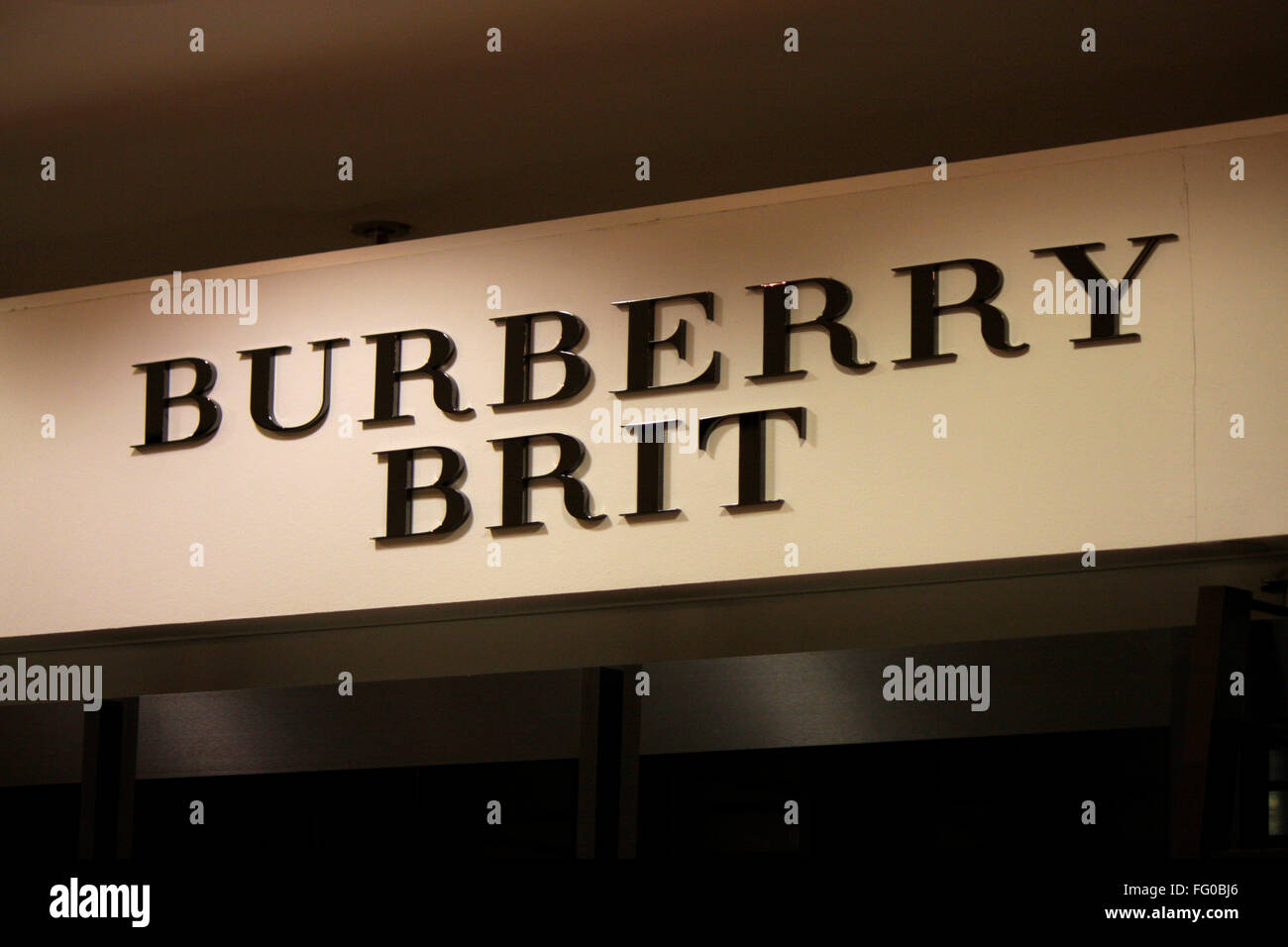 Markenname: 'Burberry Brit', Berlin. Stock Photo