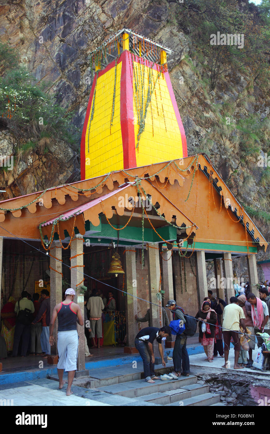 Yamnotri temple Uttarakhand India Asia Stock Photo