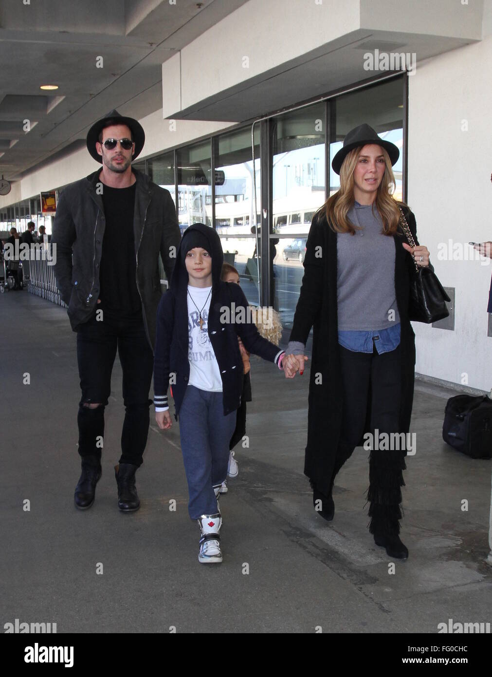 William Levy Arrives At Los Angeles International Airport Lax With Elizabeth Gutierrez And Their Children Christopher And Kailey Featuring William Levy Elizabeth Gutierrez Christopher Alexander Levy Where Los Angeles California United States
