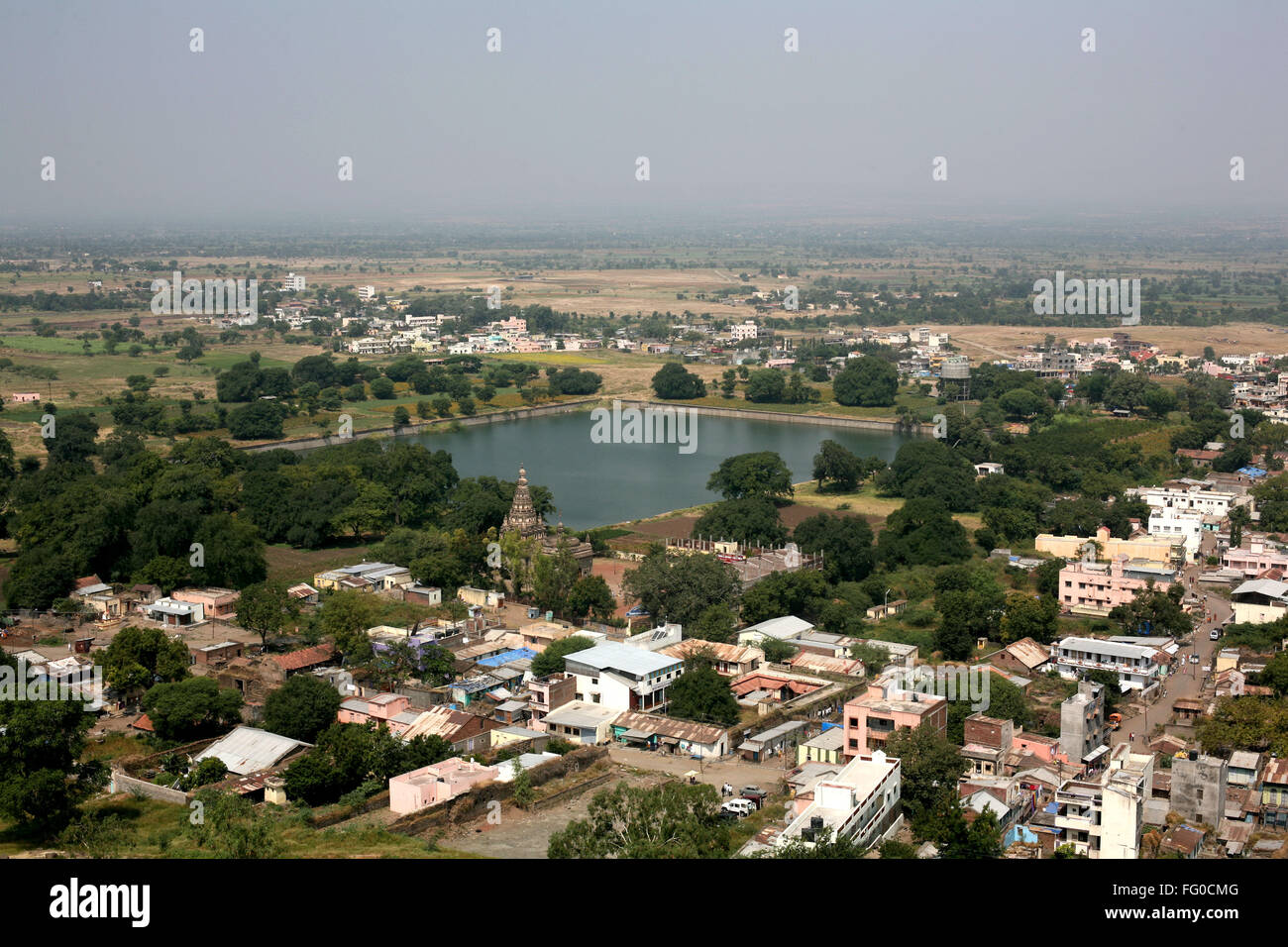 A view of Jejuri town , Maharashtra , India Stock Photo