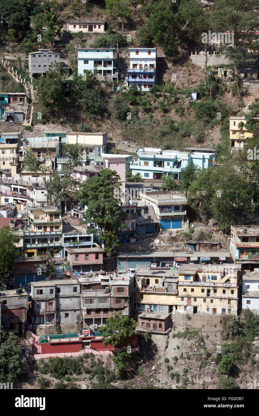 Houses Karnaprayag in Chamoli Uttarakhand India Asia Stock Photo Alamy