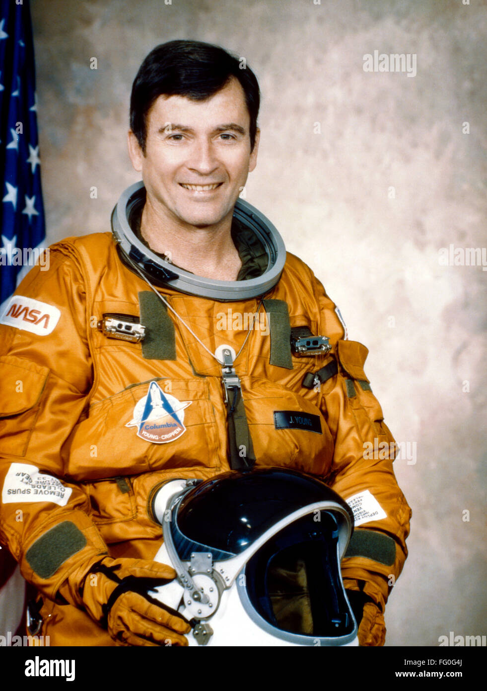 JOHN YOUNG (1930 ). /nAmerican astronaut and commander of the Apollo