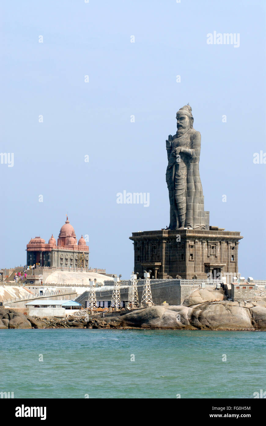 Swami Vivekananda Rock Memorial and Thiruvalluvar statue immortal poet