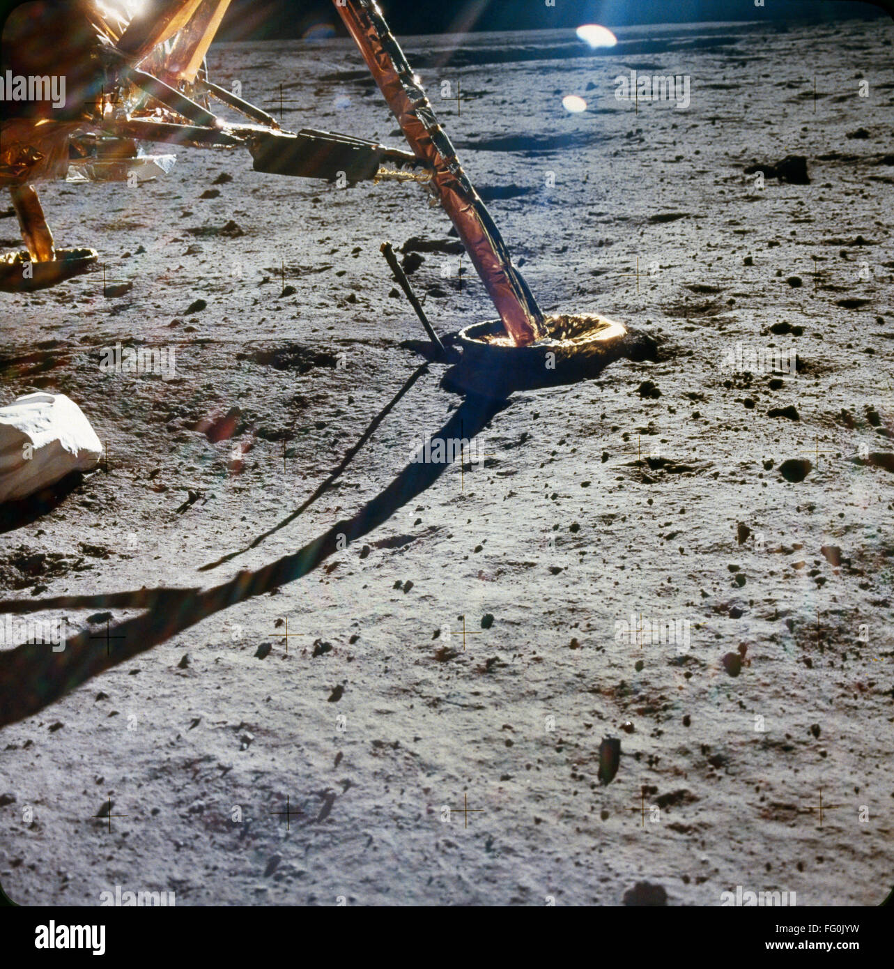 APOLLO 11: LANDING, 1969. /nThe Apollo 11 Lunar Module on the moon