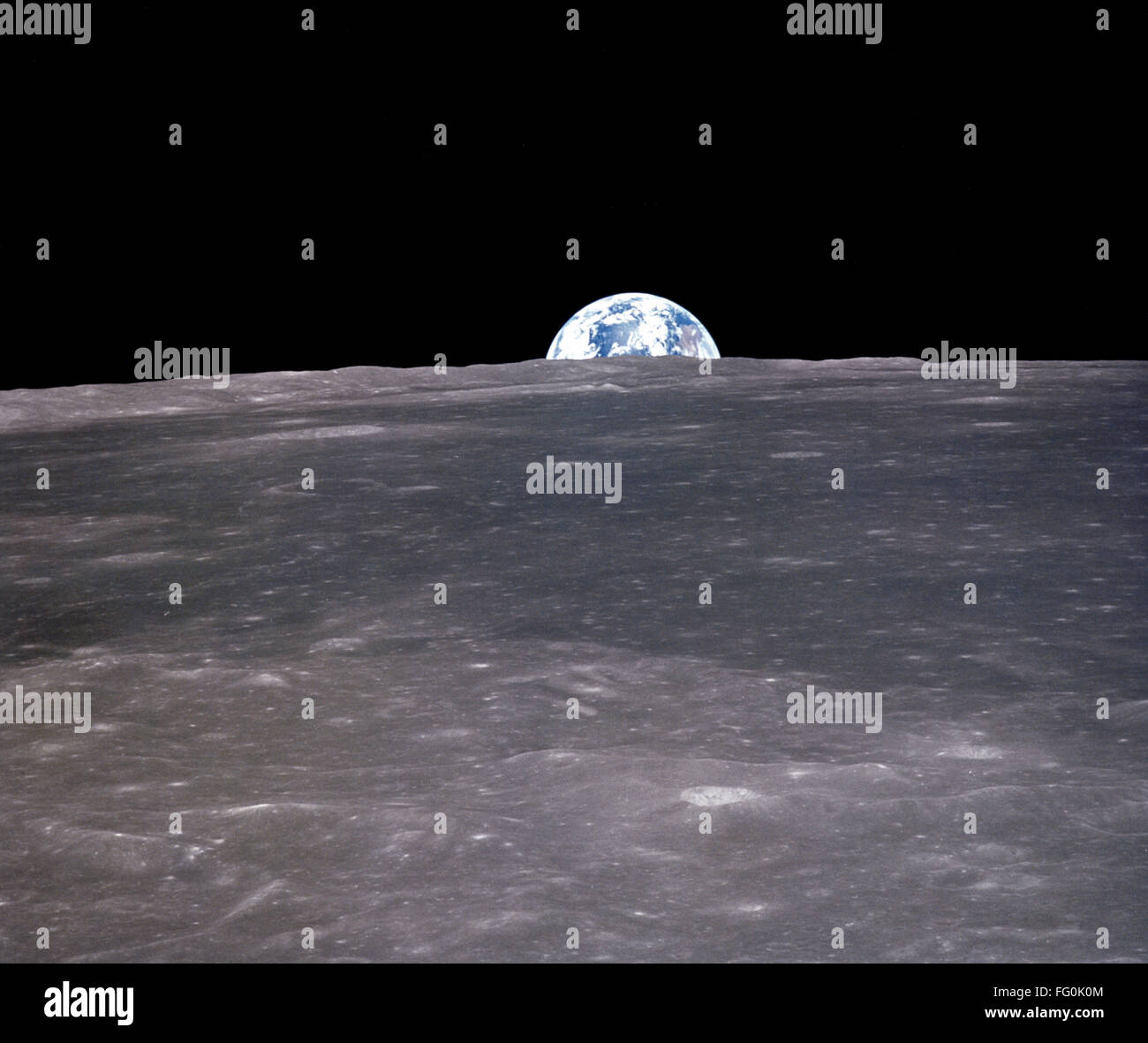 Earth rising over moon apollo 11 High Resolution Stock Photography and ...