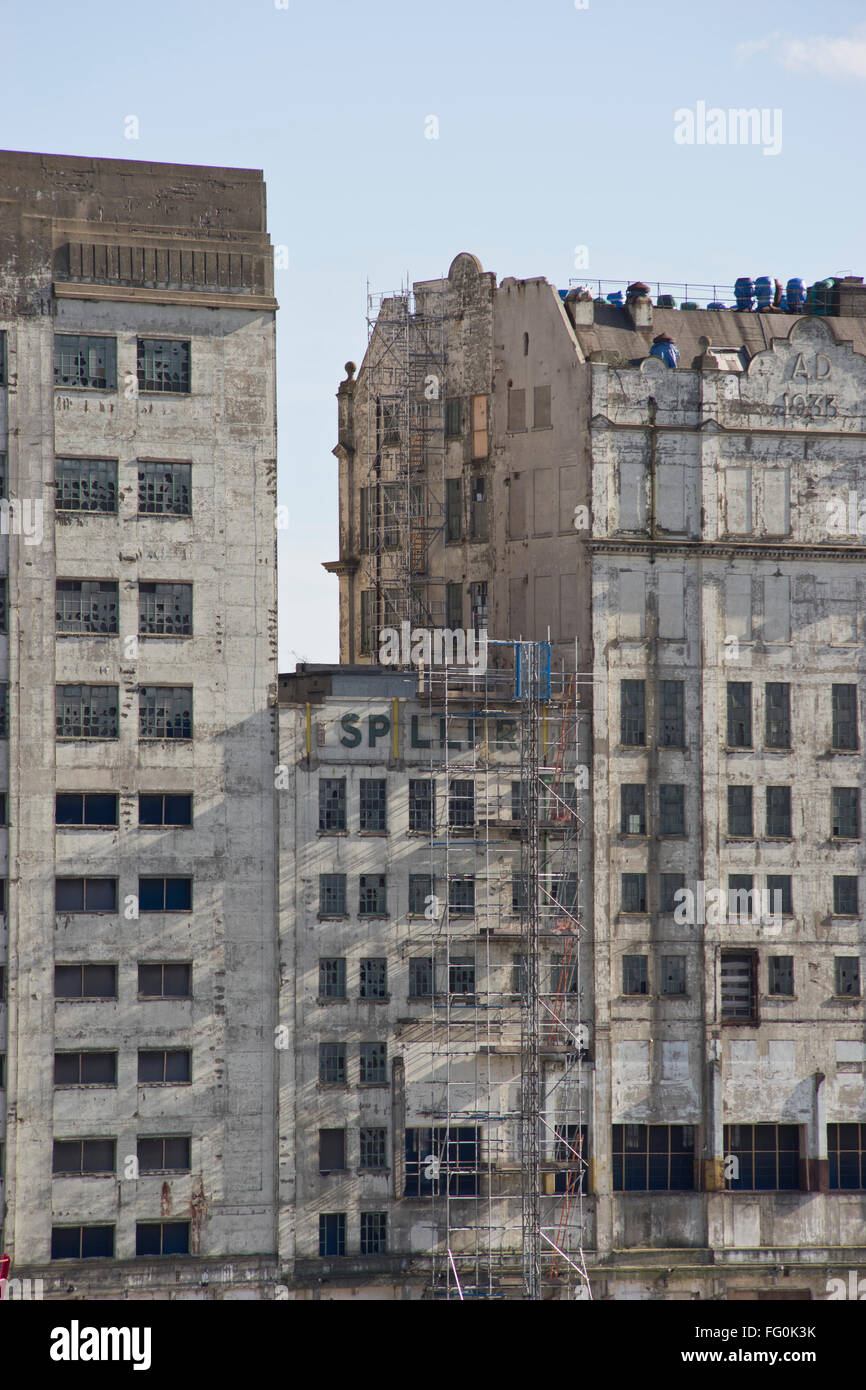 The Millennium Mills is a derelict turn of 20th century flour mill in