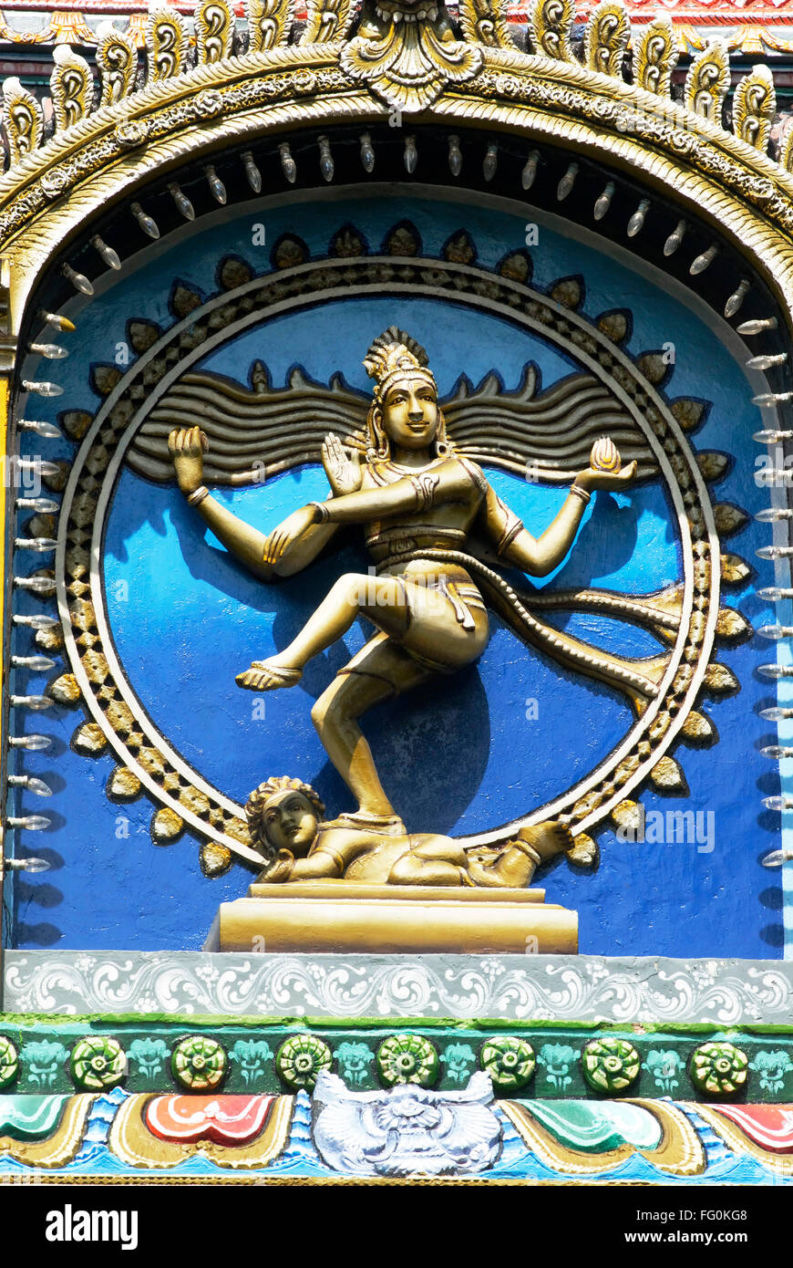 Nataraja lord Shiva performing Tandava cosmic dance nandi bulls ...