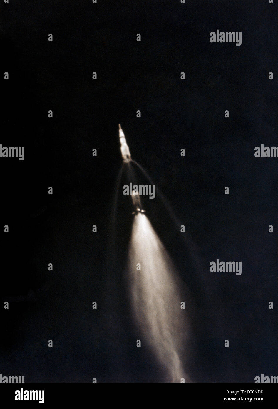 APOLLO 11 LAUNCH, 1969. /nLaunch of the Apollo 11 spacecraft aboard