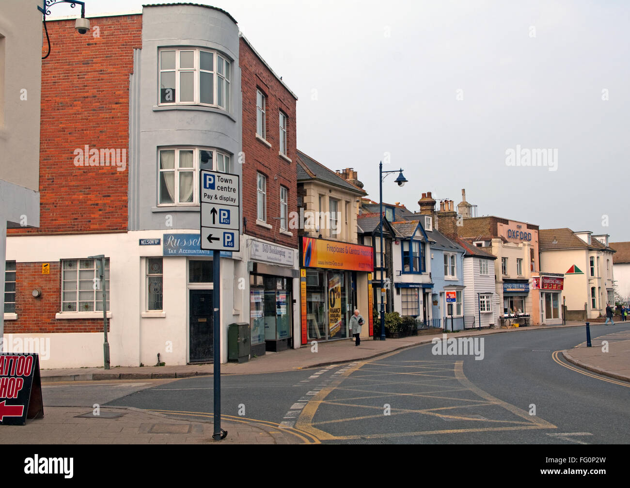 Whitstable, High Street, Kent Stock Photo Alamy